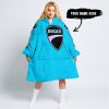 TOO OLD TO RIDE TOO SLOW TO DIE - CUSTOM NAME - DUCATI - SKY BLUE - OODIE BLANKET HOODIE
