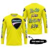 TOO OLD TO RIDE TOO SLOW TO DIE - CUSTOM NAME - DUCATI - YELLOW - JERSEY