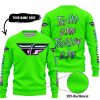 TOO OLD TO RIDE TOO SLOW TO DIE - CUSTOM NAME - FLY RACING - GREEN - SWEATER UGLY