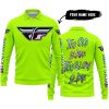 TOO OLD TO RIDE TOO SLOW TO DIE - CUSTOM NAME - FLY RACING - NEON - LONG SLEEVE POLO SHIRT