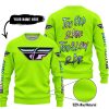 TOO OLD TO RIDE TOO SLOW TO DIE - CUSTOM NAME - FLY RACING - NEON - SWEATER UGLY