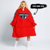 TOO OLD TO RIDE TOO SLOW TO DIE - CUSTOM NAME - FLY RACING - RED - OODIE BLANKET HOODIE