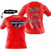 TOO OLD TO RIDE TOO SLOW TO DIE - CUSTOM NAME - FLY RACING - RED - T-SHIRT