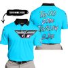 TOO OLD TO RIDE TOO SLOW TO DIE - CUSTOM NAME - FLY RACING - SKY BLUE - POLO SHIRT