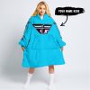 TOO OLD TO RIDE TOO SLOW TO DIE - CUSTOM NAME - FLY RACING - SKY BLUE - OODIE BLANKET HOODIE