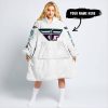 TOO OLD TO RIDE TOO SLOW TO DIE - CUSTOM NAME - FLY RACING - WHITE - OODIE BLANKET HOODIE