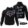 TOO OLD TO RIDE TOO SLOW TO DIE - CUSTOM NAME - FOX RACING - BLACK