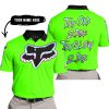 TOO OLD TO RIDE TOO SLOW TO DIE - CUSTOM NAME - FOX RACING - GREEN - POLO SHIRT