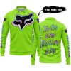 TOO OLD TO RIDE TOO SLOW TO DIE - CUSTOM NAME - FOX RACING - GREEN 1 - LONG SLEEVE POLO SHIRT