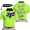 TOO OLD TO RIDE TOO SLOW TO DIE - CUSTOM NAME - FOX RACING - GREEN 1 - POLO SHIRT