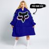 TOO OLD TO RIDE TOO SLOW TO DIE - CUSTOM NAME - FOX RACING - NAVY - OODIE BLANKET HOODIE