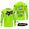 TOO OLD TO RIDE TOO SLOW TO DIE - CUSTOM NAME - FOX RACING - NEON - JERSEY