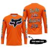 TOO OLD TO RIDE TOO SLOW TO DIE - CUSTOM NAME - FOX RACING - ORANGE - JERSEY