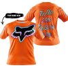 TOO OLD TO RIDE TOO SLOW TO DIE - CUSTOM NAME - FOX RACING - ORANGE - T-SHIRT
