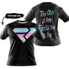 TOO OLD TO RIDE TOO SLOW TO DIE - CUSTOM NAME - FXR - BLACK -T-SHIRT