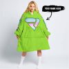 TOO OLD TO RIDE TOO SLOW TO DIE - CUSTOM NAME - FXR - GREEN 1 - OODIE BLANKET HOODIE