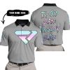 TOO OLD TO RIDE TOO SLOW TO DIE - CUSTOM NAME - FXR - GREY - POLO SHIRT