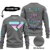 TOO OLD TO RIDE TOO SLOW TO DIE - CUSTOM NAME - FXR - GREY - SWEATER UGLY