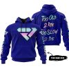 TOO OLD TO RIDE TOO SLOW TO DIE - CUSTOM NAME - FXR - NAVY