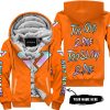 TOO OLD TO RIDE TOO SLOW TO DIE - CUSTOM NAME - FXR - ORANGE - FLEECE ZIP HOODIE
