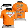 TOO OLD TO RIDE TOO SLOW TO DIE - CUSTOM NAME - FXR - ORANGE - POLO SHIRT