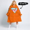 TOO OLD TO RIDE TOO SLOW TO DIE - CUSTOM NAME - FXR - ORANGE - OODIE BLANKET HOODIE