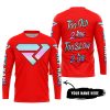 TOO OLD TO RIDE TOO SLOW TO DIE - CUSTOM NAME - FXR - RED - JERSEY