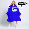 TOO OLD TO RIDE TOO SLOW TO DIE - CUSTOM NAME - GAS GAS - BLUE - OODIE BLANKET HOODIE