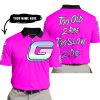 TOO OLD TO RIDE TOO SLOW TO DIE - CUSTOM NAME - GAS GAS - PINK - POLO SHIRT