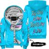 TOO OLD TO RIDE TOO SLOW TO DIE - CUSTOM NAME - GAS GAS - SKY BLUE - FLEECE ZIP HOODIE