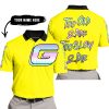 TOO OLD TO RIDE TOO SLOW TO DIE - CUSTOM NAME - GAS GAS - YELLOW - POLO SHIRT