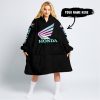 TOO OLD TO RIDE TOO SLOW TO DIE - CUSTOM NAME - HONDA - BLACK - OODIE BLANKET HOODIE