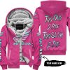 TOO OLD TO RIDE TOO SLOW TO DIE - CUSTOM NAME - HONDA - PINK 1 - FLEECE ZIP HOODIE