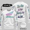 TOO OLD TO RIDE TOO SLOW TO DIE - CUSTOM NAME - HONDA - WHITE - SWEATER UGLY