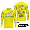 TOO OLD TO RIDE TOO SLOW TO DIE - CUSTOM NAME - HONDA - YELLOW - JERSEY