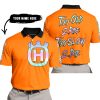 TOO OLD TO RIDE TOO SLOW TO DIE - CUSTOM NAME - HUSQVARNA - ORANGE - POLO SHIRT