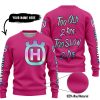 TOO OLD TO RIDE TOO SLOW TO DIE - CUSTOM NAME - HUSQVARNA - PINK 1 - SWEATER UGLY