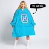 TOO OLD TO RIDE TOO SLOW TO DIE - CUSTOM NAME - HUSQVARNA - SKY BLUE - OODIE BLANKET HOODIE