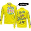 TOO OLD TO RIDE TOO SLOW TO DIE - CUSTOM NAME - HUSQVARNA - YELLOW - LONG SLEEVE POLO SHIRT