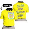 TOO OLD TO RIDE TOO SLOW TO DIE - CUSTOM NAME - HUSQVARNA - YELLOW - POLO SHIRT