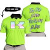 TOO OLD TO RIDE TOO SLOW TO DIE - CUSTOM NAME - KAWASAKI - GREEN 1 - POLO SHIRT