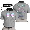 TOO OLD TO RIDE TOO SLOW TO DIE - CUSTOM NAME - KAWASAKI - GREY - POLO SHIRT
