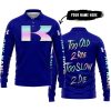 TOO OLD TO RIDE TOO SLOW TO DIE - CUSTOM NAME - KAWASAKI - NAVY - LONG SLEEVE POLO SHIRT