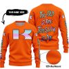 TOO OLD TO RIDE TOO SLOW TO DIE - CUSTOM NAME - KAWASAKI - ORANGE - SWEATER UGLY
