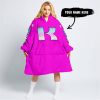 TOO OLD TO RIDE TOO SLOW TO DIE - CUSTOM NAME - KAWASAKI - PINK - OODIE BLANKET HOODIE