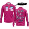 TOO OLD TO RIDE TOO SLOW TO DIE - CUSTOM NAME - KAWASAKI - PINK 1 - LONG SLEEVE POLO SHIRT