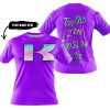 TOO OLD TO RIDE TOO SLOW TO DIE - CUSTOM NAME - KAWASAKI - PURPLE - T-SHIRT