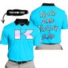 TOO OLD TO RIDE TOO SLOW TO DIE - CUSTOM NAME - KAWASAKI - SKY BLUE - POLO SHIRT
