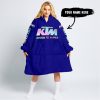 TOO OLD TO RIDE TOO SLOW TO DIE - CUSTOM NAME - KTM - NAVY - OODIE BLANKET HOODIE
