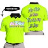 TOO OLD TO RIDE TOO SLOW TO DIE - CUSTOM NAME - KTM - NEON - POLO SHIRT